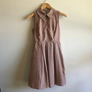 Monteau Pink And Blue Elephant Dress